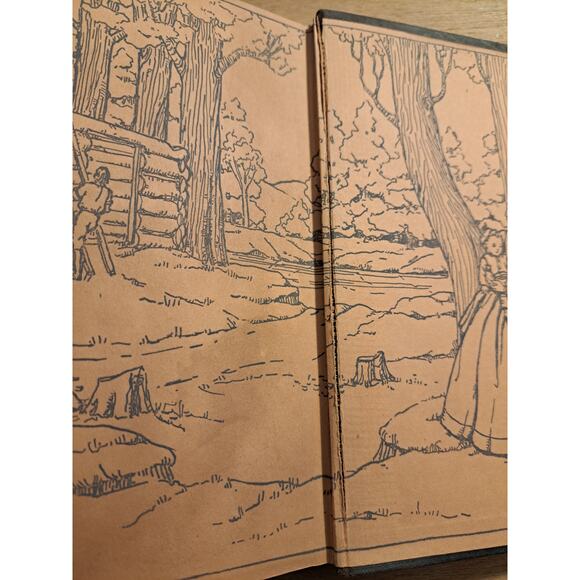 Trail- Makers of the Middle Border by Hamlin Garland 1926 Vintage Antique Book - Picture 10 of 11